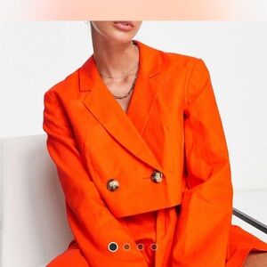 ASOS Bright Orange Blazer